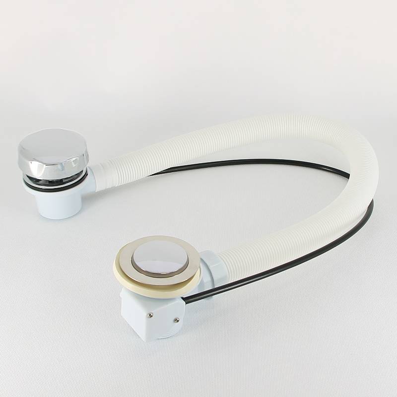 Слив-перелив для ванны Wirquin полуавтомат L700 мм с регулируемым сифоном 30975014