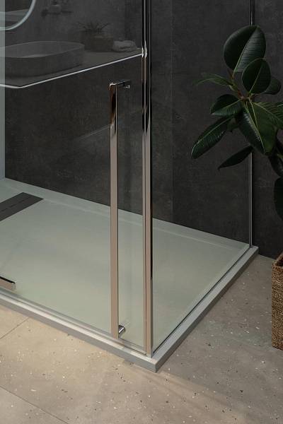 Боковая стенка Allen Brau Priority 100x200 см хром 3.31046.00