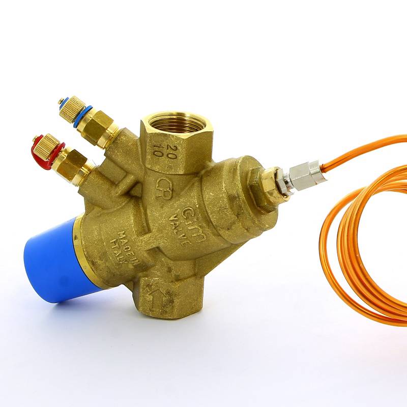 Комплект регулятора перепада давления CIM 767 и балансировочного клапана Cimberio 3/4 CIM 767L787ODP 34