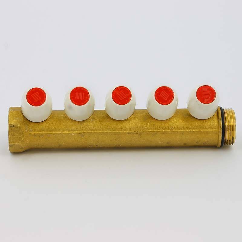 Коллектор Tiemme 1860 1 НВ 5 выходов 1/2 Н 36 мм с утолщенными стенками 1860033