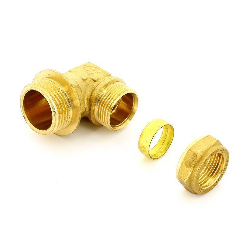 Угольник обжимной Tiemme 15х1/2 НР 1100015