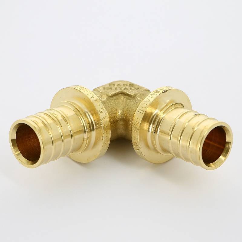 Угол аксиальный Uni-Fitt 25 мм латунь 743G8800