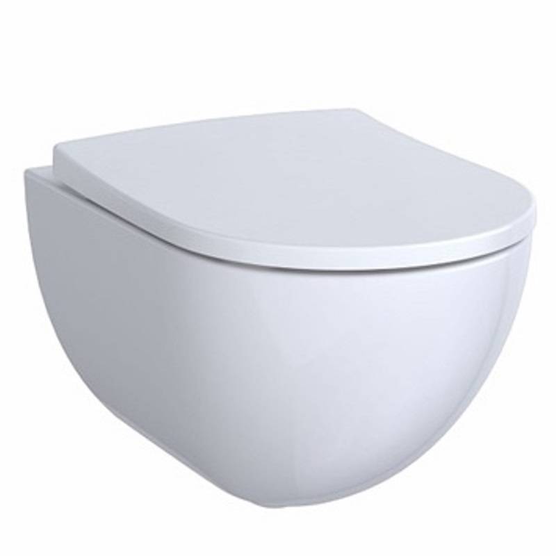 Унитаз подвесной безободковый Geberit Acanto Rimfree 51х35 см 500.600.01.2