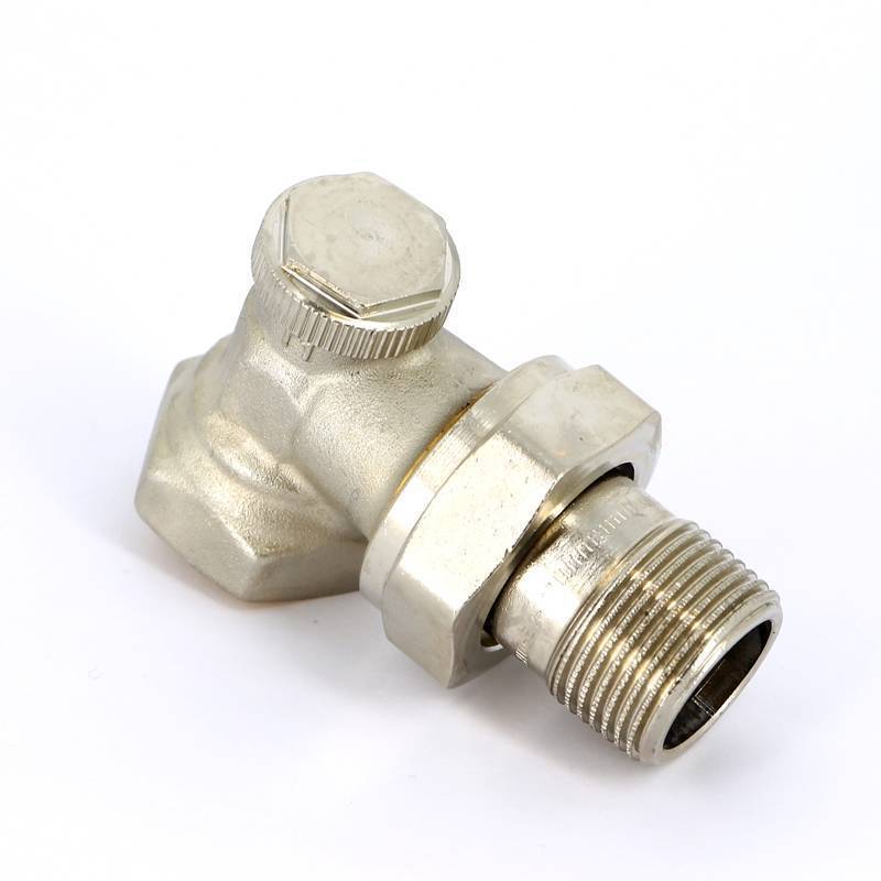 Вентиль обратный угловой Uni-Fitt THERMO 3/4 НВ с разъемным соединением 178N3000