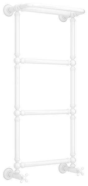 Полотенцесушитель водяной Сунержа Ренессанс 400x960 мм белый 12-0281-9640