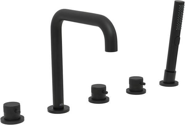 Смеситель на борт ванны Allen Brau Priority черный матовый 5.31007-31