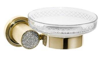 Мыльница подвесная Boheme Royal Cristal золото 10923-G-B