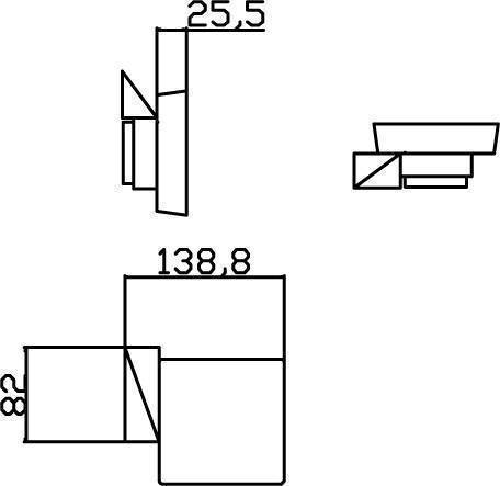 Мыльница подвесная Boheme New Venturo хром/черная 10313-CR-B