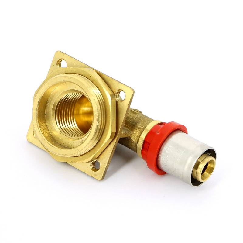 Водорозетка пресс-В с контргайкой 3/4 для стиральных машин Tiemme 16x1/2 1650175