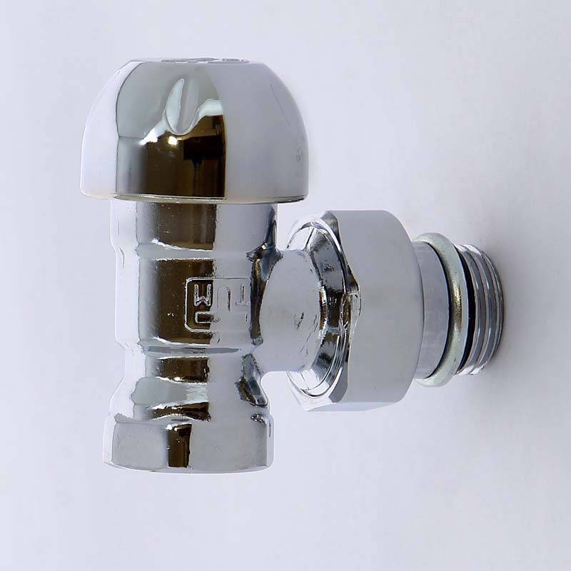 Вентиль радиаторный обратный угловой Tiemme хромированный 1/2 3330001