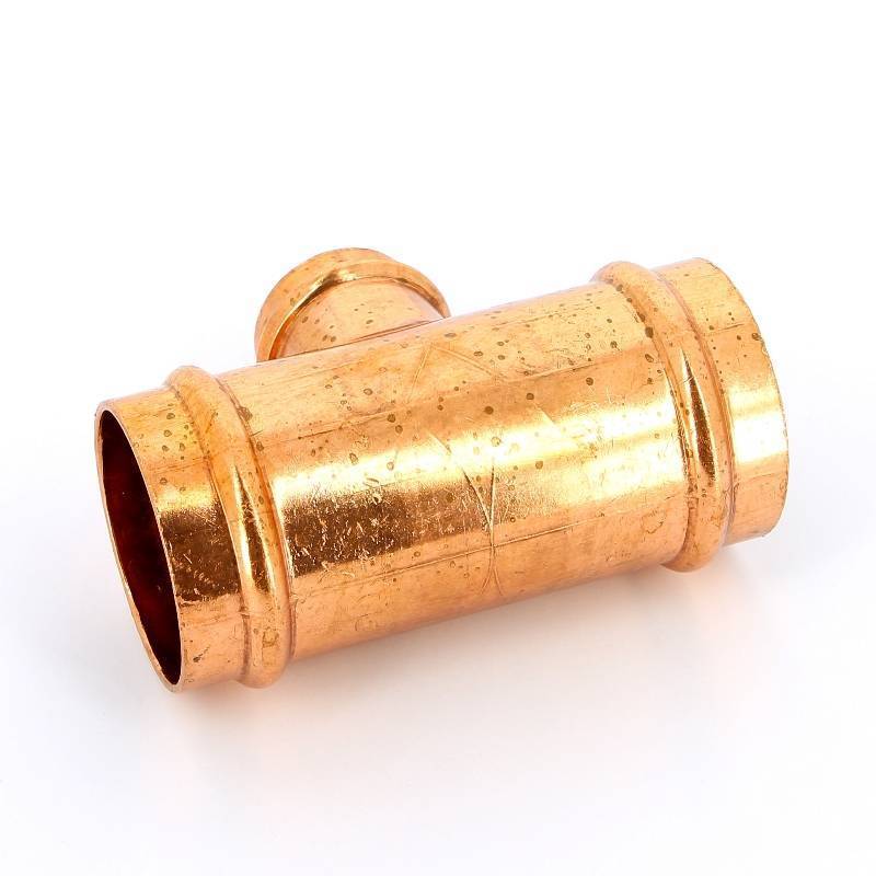 Тройник пресс IBP >B< Press 54х35х54 мм медь P5130 05435054