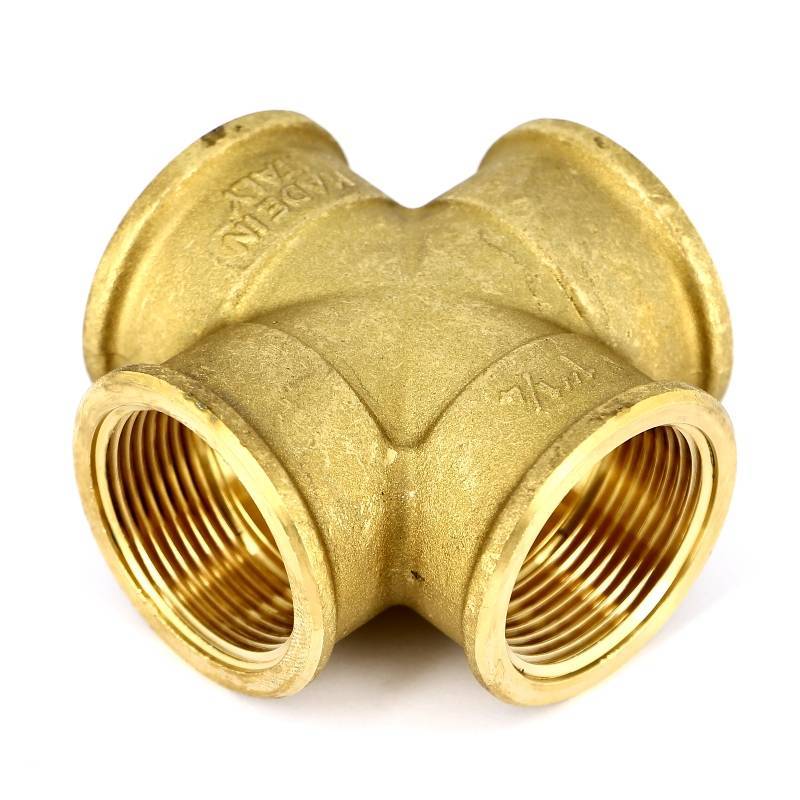 Крестовина латунная Tiemme 1 1/4 ВР 1500182