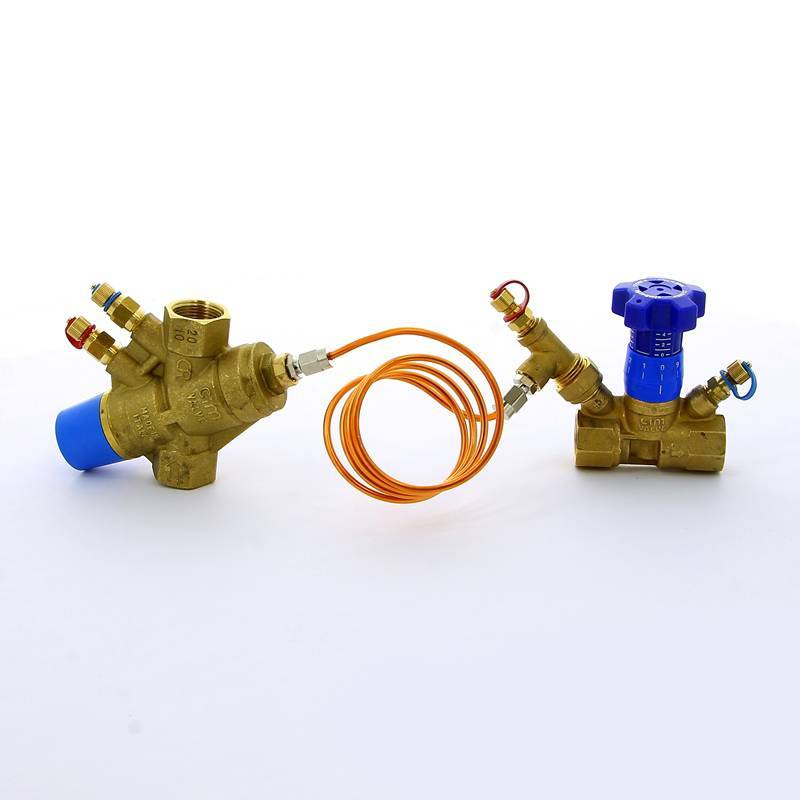 Комплект регулятора перепада давления CIM 767 и балансировочного клапана Cimberio 3/4 CIM 767L787ODP 34