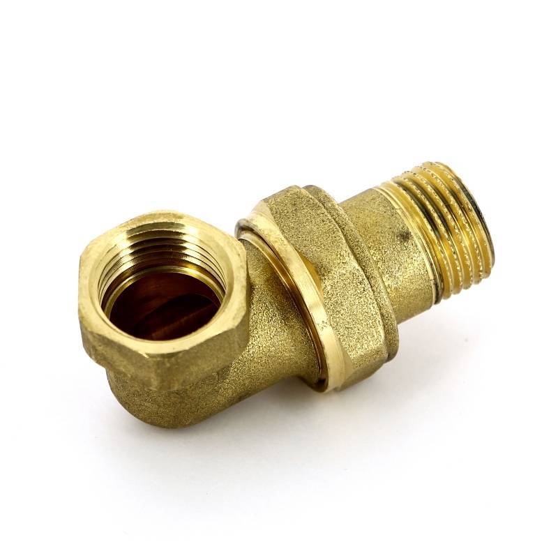 Разъемное соединение угловое Itap 152 НВ 1/2 дюйма с плоской прокладкой 152 1/2