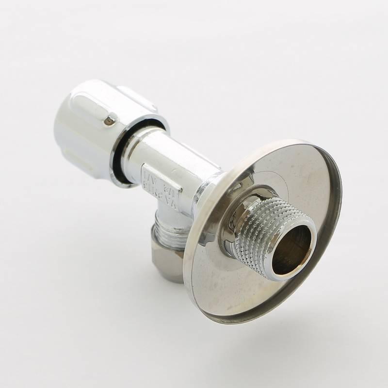 Вентиль для подключения сантехприборов Uni-Fitt 1/2 x 10 мм хромированный металлическая ручка 186M2500