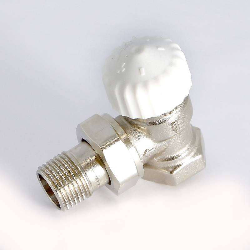 Вентиль термостатический Uni-Fitt угловой HB 1/2 никелированный 165N2000