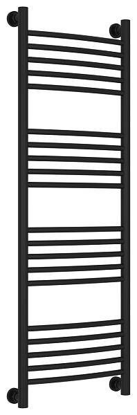 Полотенцесушитель водяной Сунержа Богема+ с 1 полкой 400x1200 мм матовый черный 31-0221-1240