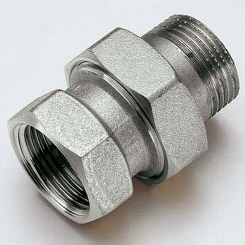 Разъемное соединение Tiemme 1 1/4 НВ прямое никелированное с прокладкой O-ring 1500227