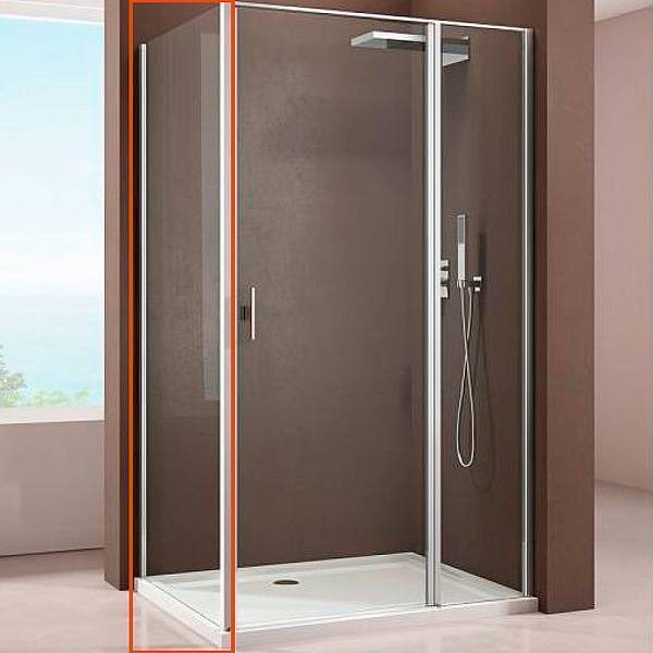 Боковая стенка Allen Brau Priority 100 см тонированное стекло хром 3.31019.00G