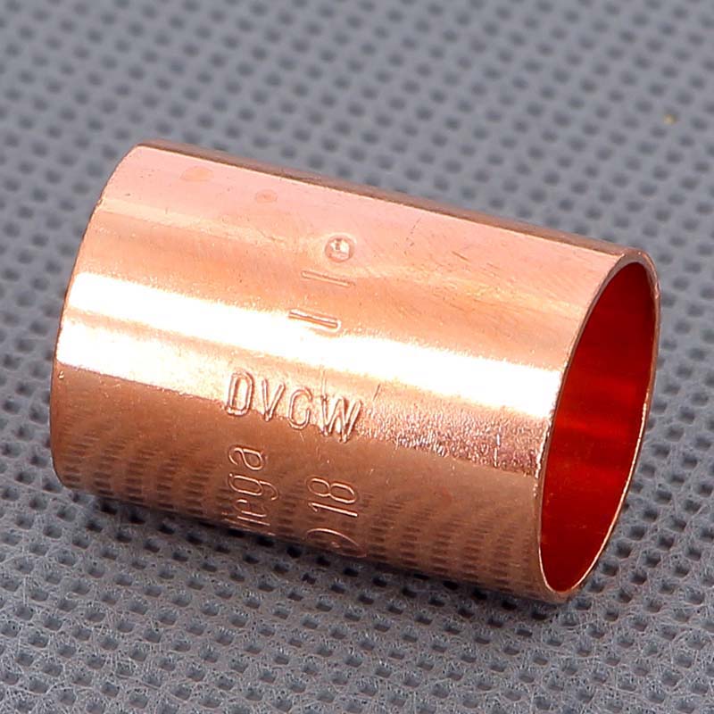 Муфта двухраструбная под пайку Viega 18 мм 100469