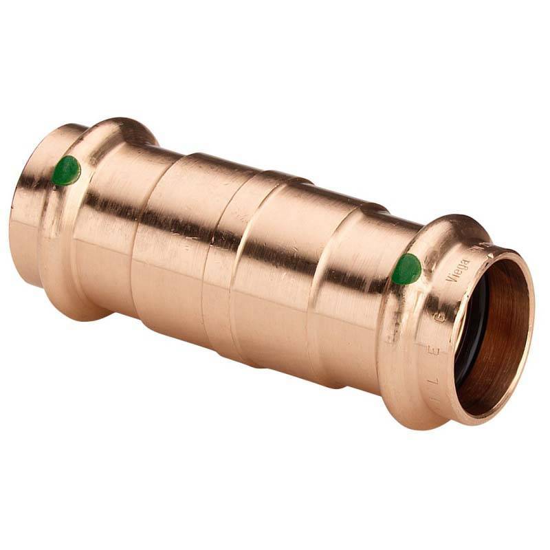 Муфта надвижная пресс Viega Sanpress 22 мм бронза 119041