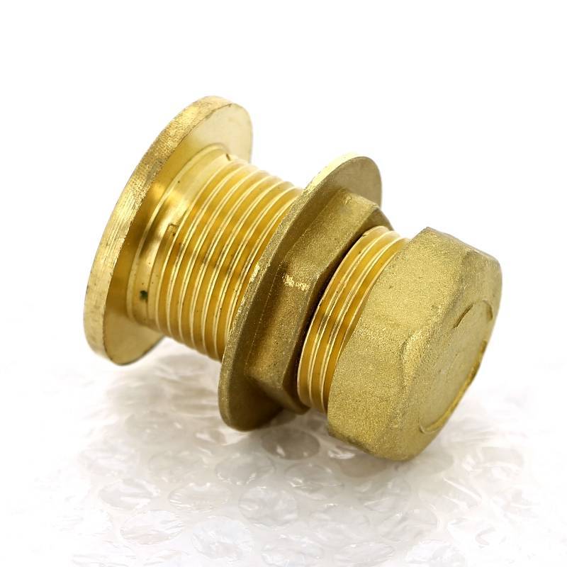 Выпуск резервуарный Tiemme 1 НР с фланцем контргайкой и заглушкой 1500322