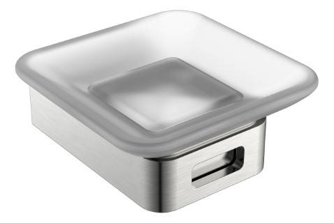 Мыльница подвесная Boheme Q квадратная никель браш 10943-NB