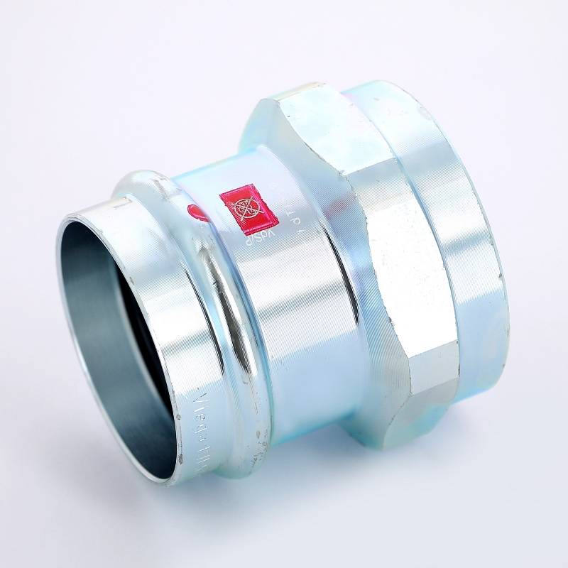 Муфта переходная пресс-В Viega Prestabo 54х2 оцинкованная сталь 642228