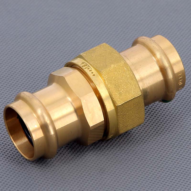 Муфта разъёмная пресс Viega Sanpress бронза 28 мм 124311