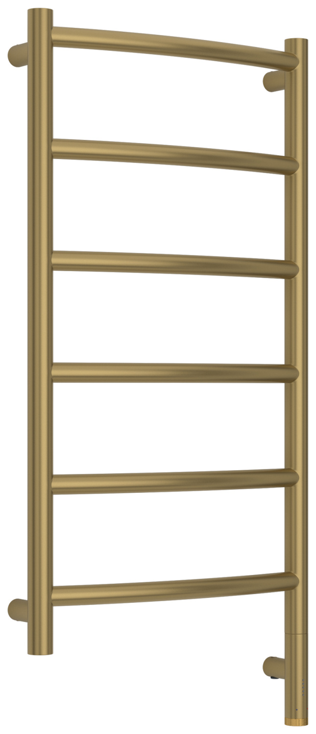 Полотенцесушитель электрический Сунержа Галант 3.1 400х800 мм правое подключение золотой шёлк матовый 32-6001-8040