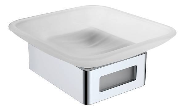 Мыльница подвесная Boheme Q квадратная хром 10943-CR