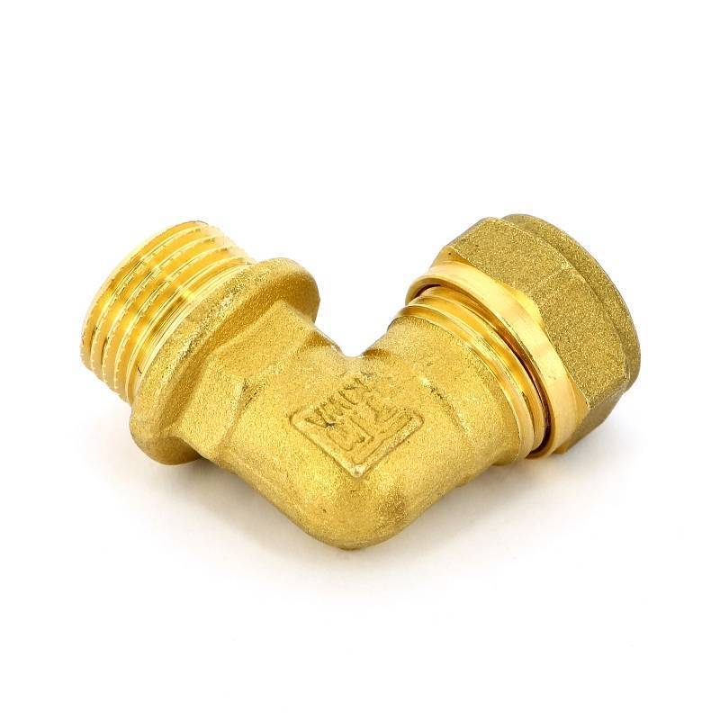 Угольник обжимной Tiemme 15х1/2 НР 1100015