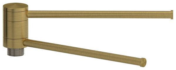 Полотенцедержатель подвесной Сунержа 360 20 см состаренная латунь 051-2003-0200