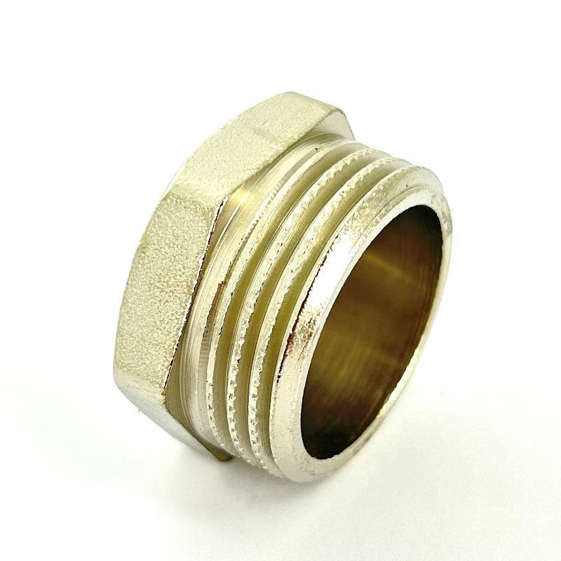 Заглушка латунная LD Pride 1 НР никелированная 67.505.25