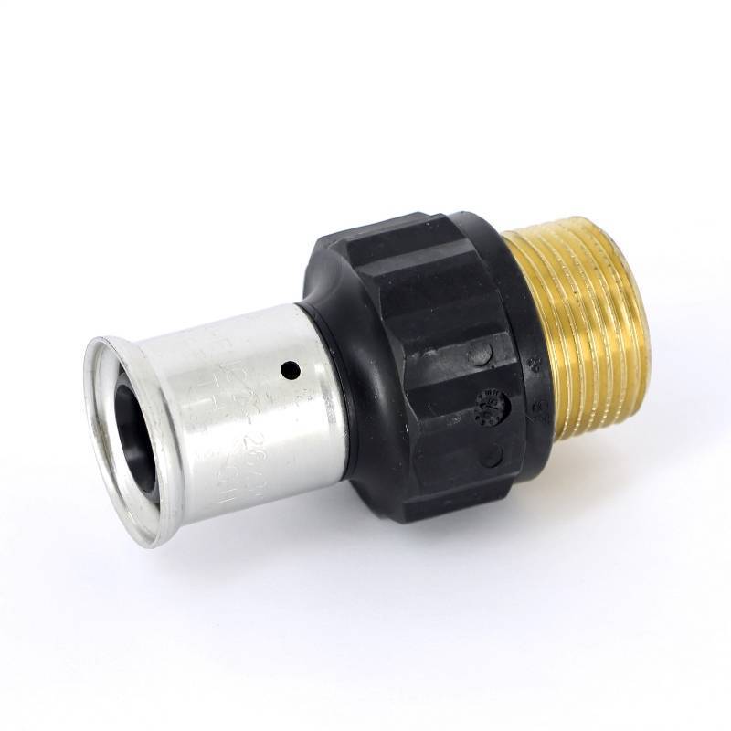 Муфта пресс с наружной резьбой Henco PVDF 26х1 17PK-2606