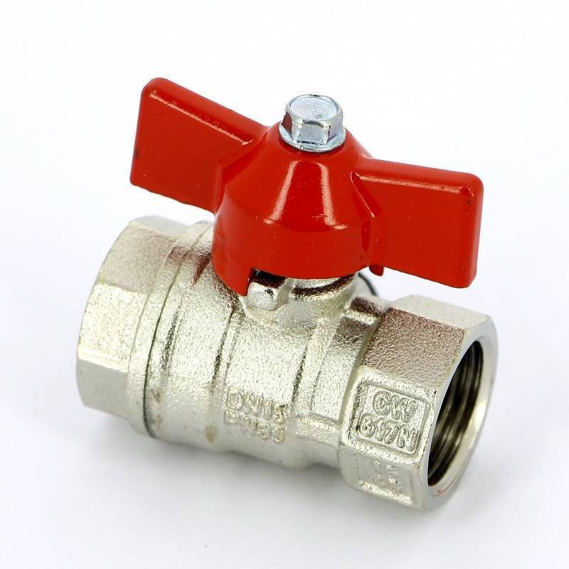 Кран шаровой Uni-Fitt VIVO ВВ бабочка 1/2 100T2000