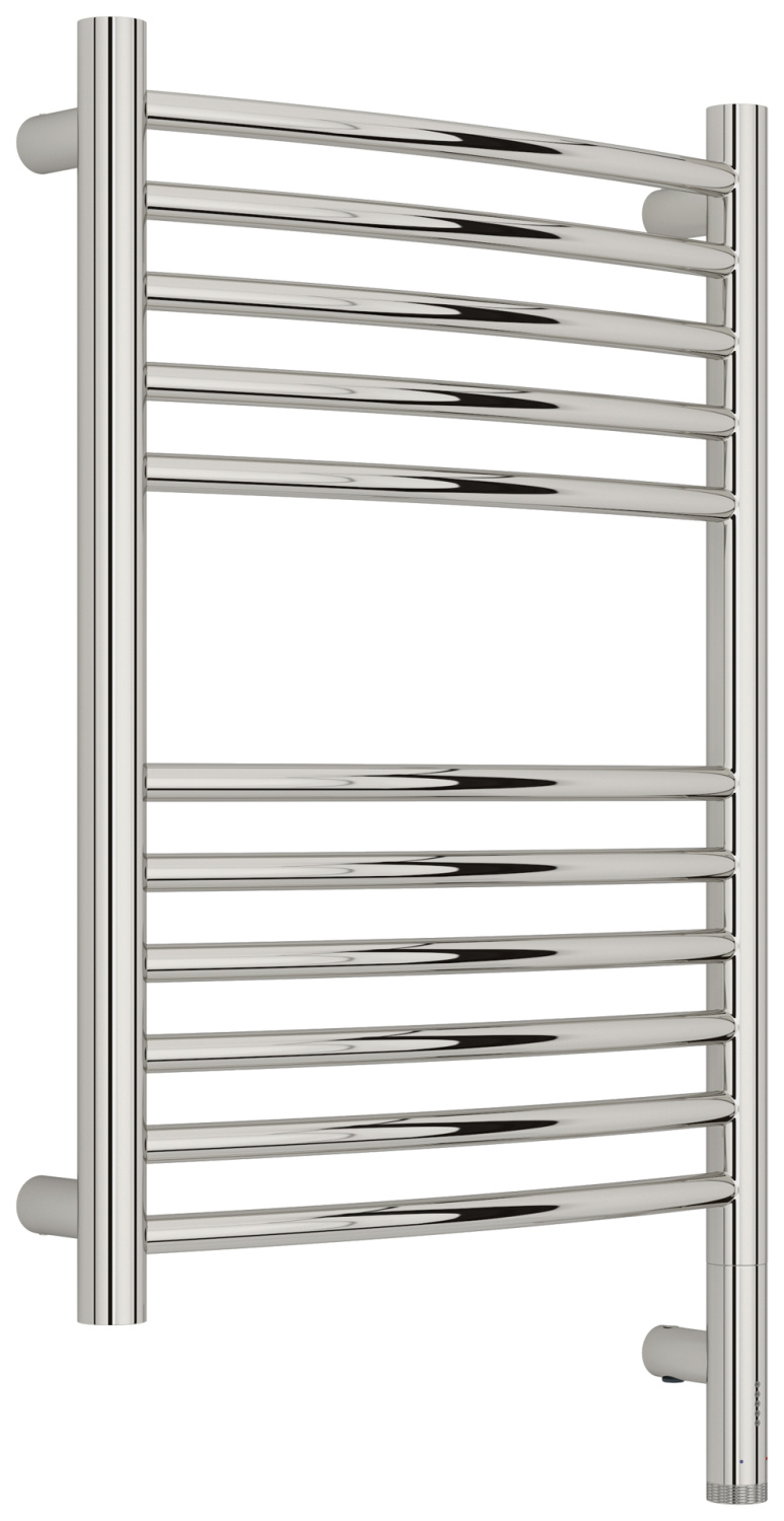 Полотенцесушитель электрический Сунержа Богема 3.1 выгнутая 400x600 мм правое подключение без покрытия 00-6003-6040