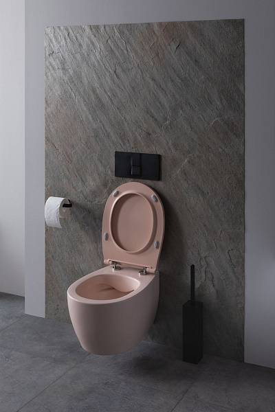 Чаша подвесного унитаза Allen Brau Fantasy розовый 4.11004.SM