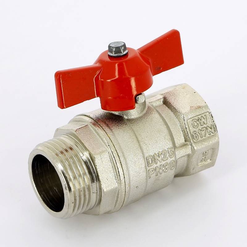 Кран шаровой Uni-Fitt VIVO 1 НВ бабочка 101T4000