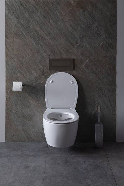 Унитаз подвесной безободковый Allen Brau Fantasy с гигиеническим душем 51x36.3 см 4.11HC1.20