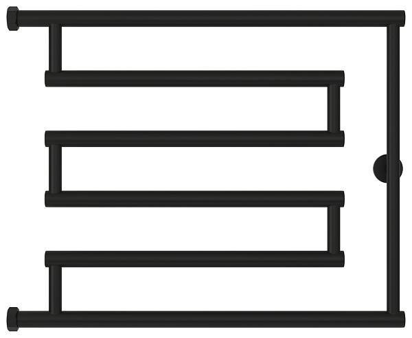Полотенцесушитель водяной Сунержа High-Tech 650x500 мм матовый черный 31-0052-5065