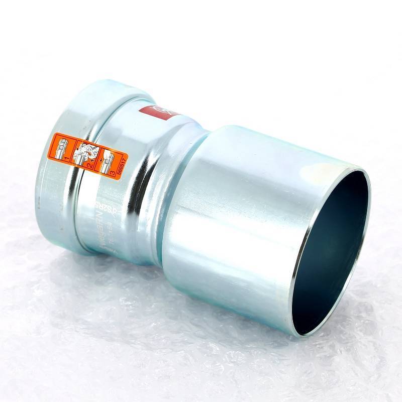 Муфта-вставка пресс редукционная Viega Prestabo 76.1х64 мм оцинкованная сталь 598112