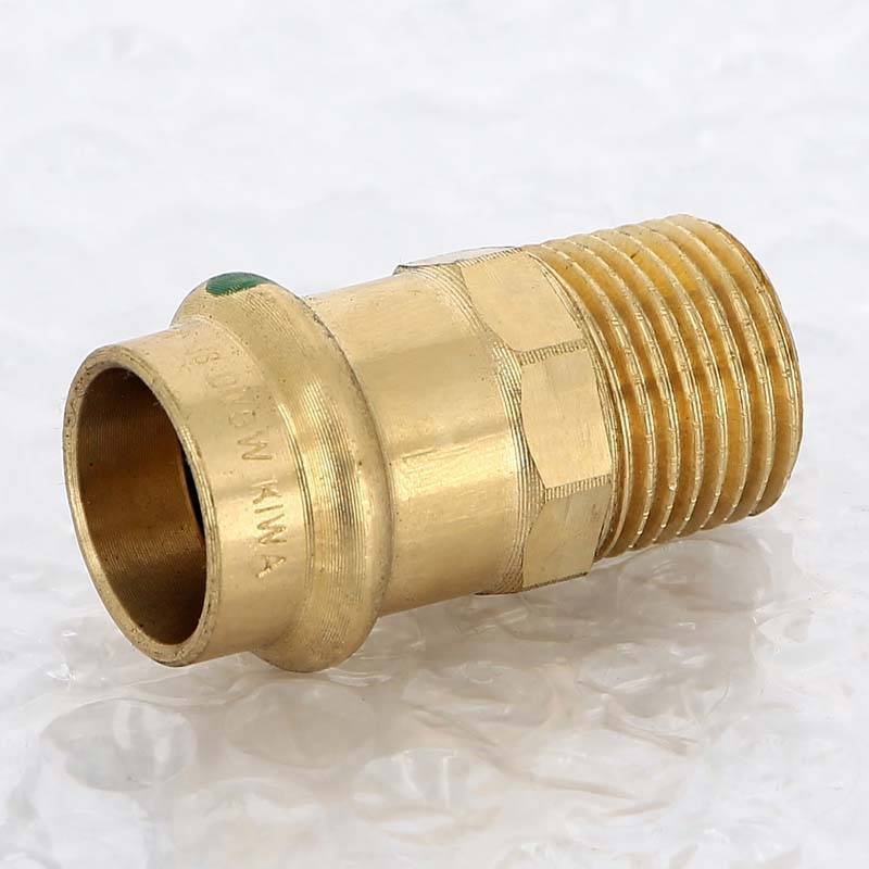 Муфта переходная пресс-Н Viega Sanpress бронза 18x1/2 283490