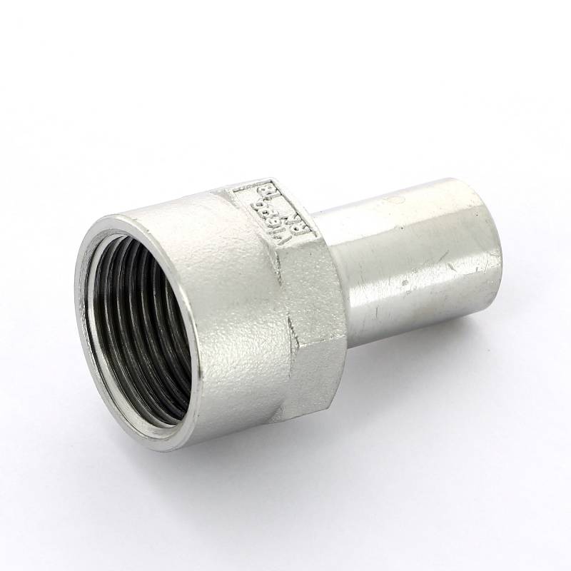 Вставка с внутренней резьбой Viega Sanpress Inox 18x3/4 нержавеющая сталь 436810