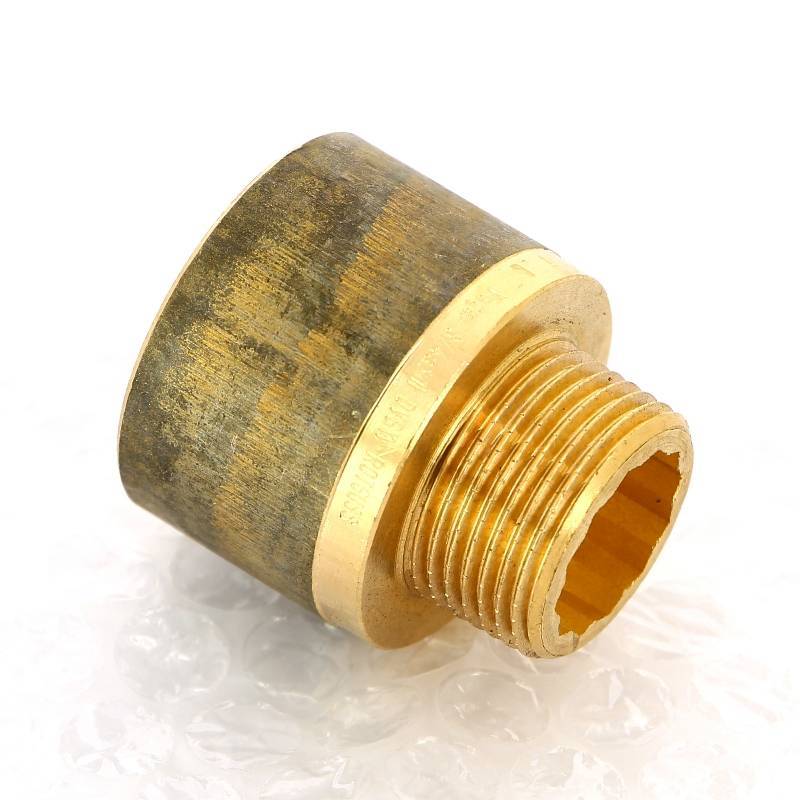 Переходник круглый Viega 3/4 x 1 дюйм НВ бронза 335311