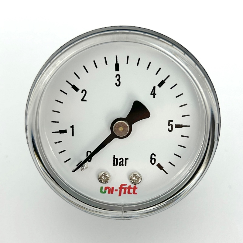 Манометр аксиальный 6 бар, диаметр 50 мм, 1/4Н