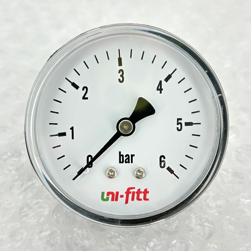 Манометр аксиальный 6 бар, диаметр 63 мм, 1/4Н