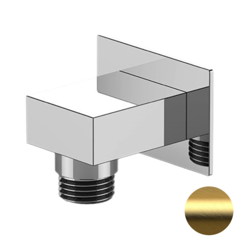 Шланговое подсоединение Remer 309WBG золото брашированное 309WBG