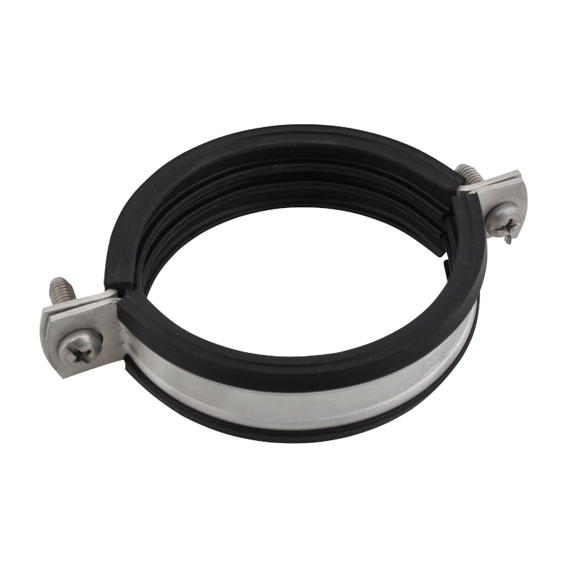 Хомут Bifix 1301 М8 2 (57-64 мм) нерж. сталь 2-х винт. с уплотн. epdm, быстрый замок 