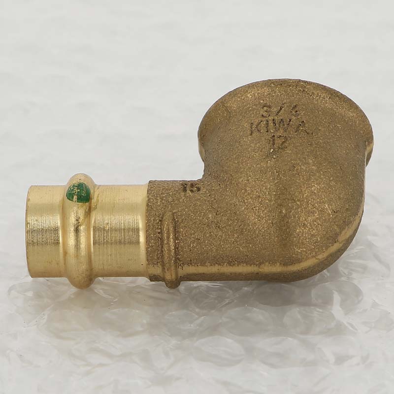 Отвод пресс-В 15x3/4' бронза Sanpress SC-Contur